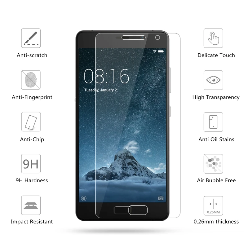 2.5D 0,26 мм 9H Премиум Закаленное стекло для lenovo Vibe P2 защита экрана закаленное защитное стекло для lenovo P2 стекло