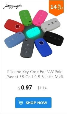 Keyforkess 10 pz/lotto Flip pieghevole chiave dell'automobile Shell per Volkswagen VW Jetta Golf Passat Beetle Polo Bora 3 pulsanti telecomando Fob Case -