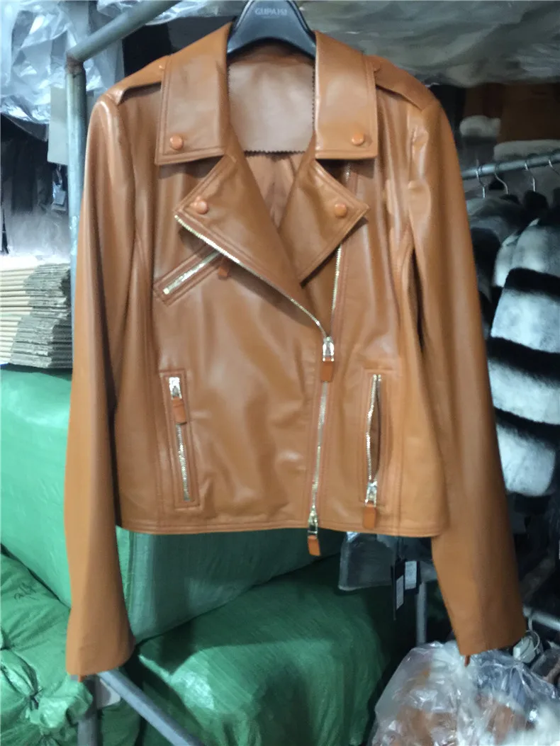 Clearance For 15 Days Cheap Genuine Leather Jacket Natural Sheepskin
