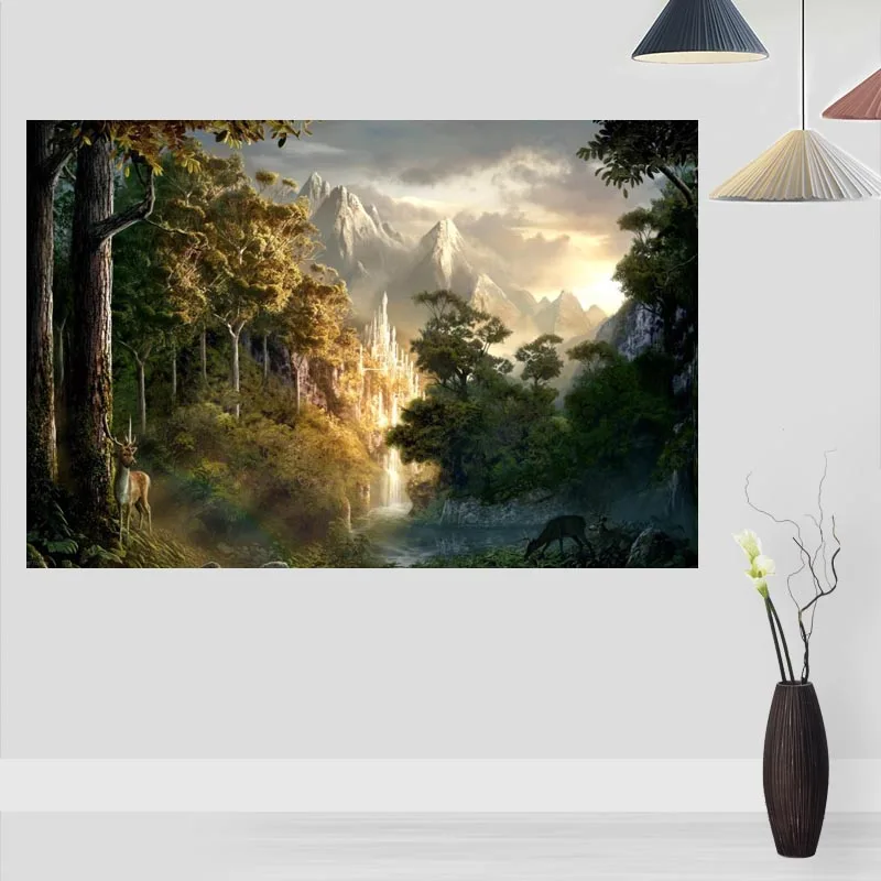 

Custom The Lord of the Rings Posters And Prints Wall Pictures For Living Room Modern Art Poster Home Wall Decor 20x30cm,27x40cm