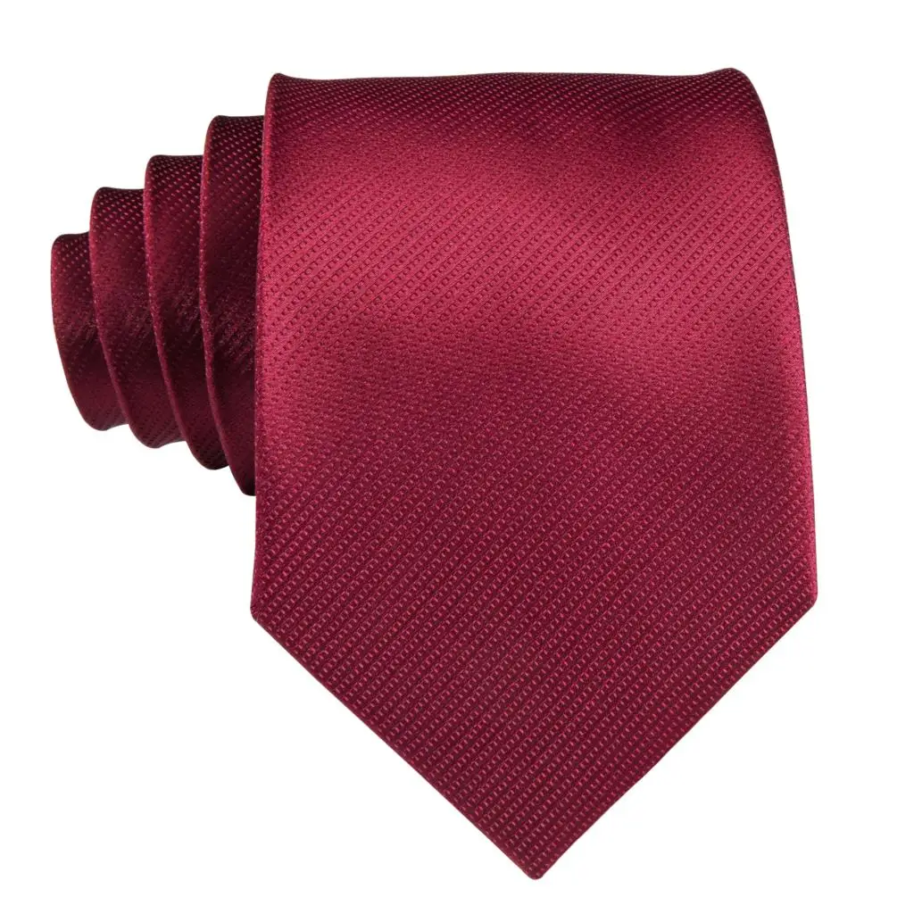 SN-3121 Hi-Tie 8,5 см 100% Шелковый мужской галстук светло-красный полосатый мужские галстуки Классические Вечерние Свадебные платок запонки