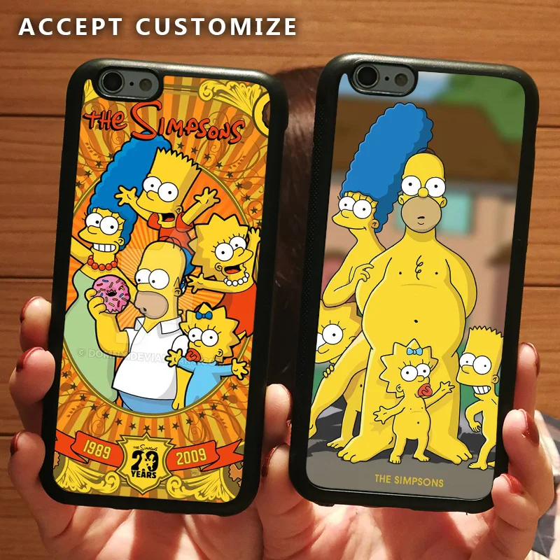 

Cartoon Simpsons Cover Case for iPhone 11 Pro X XS Max XR 5 5S SE 6 6S 7 8 Plus Samsung Galaxy Note 8 9 10 S8 S9 S10 Plus S10E