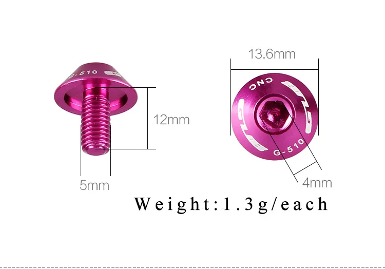 2 шт. GUB ЧПУ 7075 Алюминий сплава, велосипедные бутылки для воды клетка M5* 12 мм Болты MTB велосипед держатель для бутылки с водой кронштейн для установки в стойку чайник винт