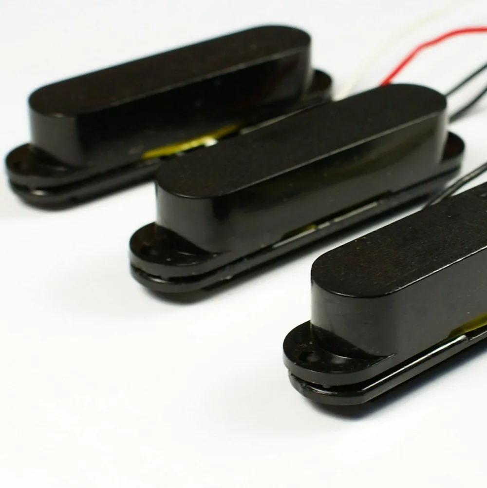 Набор из 3 шт. SSS однокатушечный Пикап для Stratocaster Solid Black|pickup set|set pickupsstratocaster pickups |