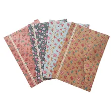 1 ピース/ロットヴィンテージ A4 文書ファイルバッグフェルト綿ファイルバッグドット庭の花レースシリーズ文房具ファイリング生産(China)