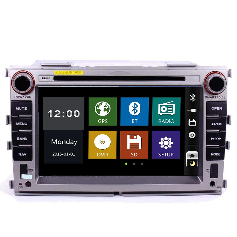 

7" in-dash Car DVD player with GPS navigation Bluetooth/TV USB SD AUX,audio Radio stereo,Car multimedia headunit for KIA FORTE