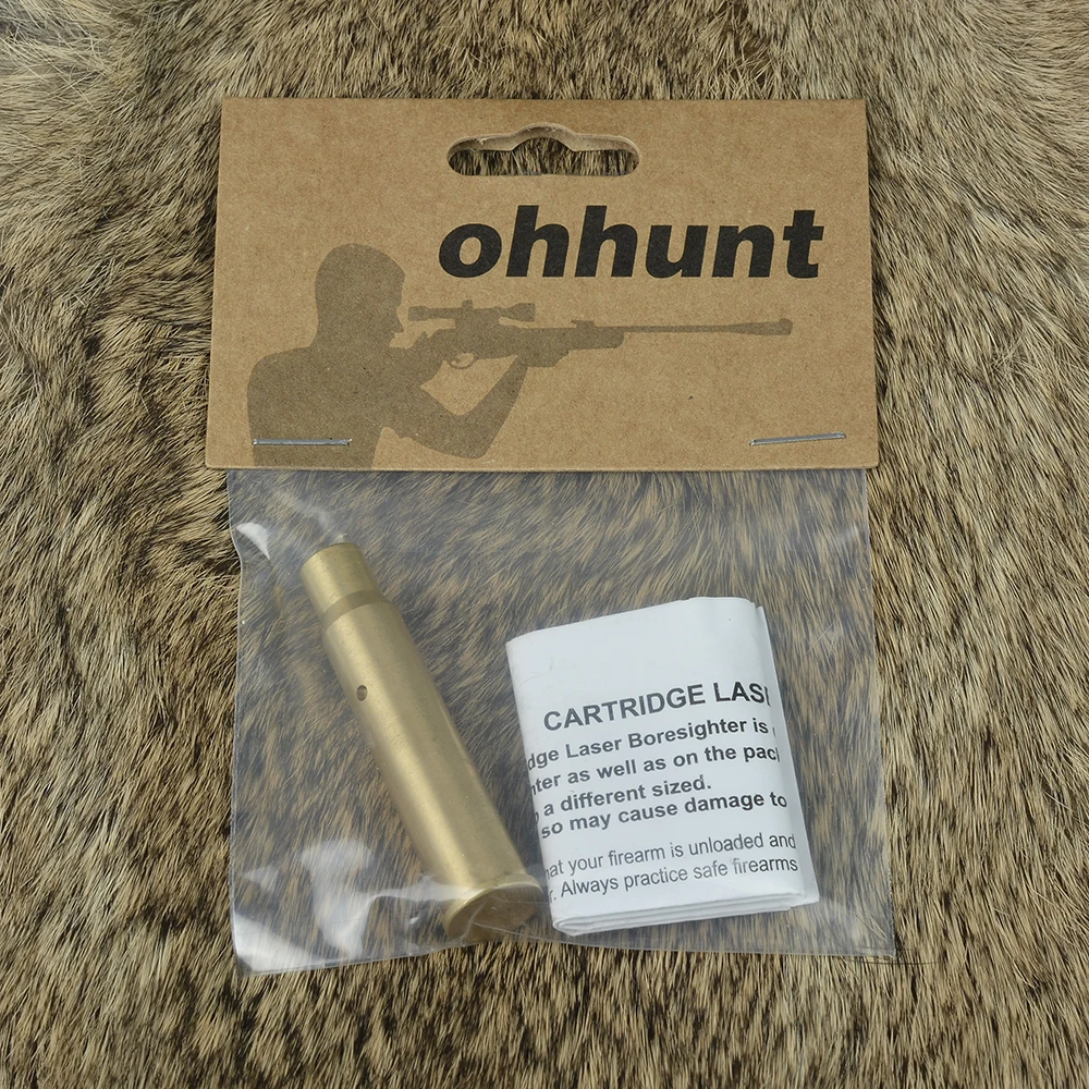 Ohhunt CAL 8x57JRS Картридж красный лазерный Диаметр Sighter Boresighter Прицельная Тактический взгляд Boresight Colimador для винтовки