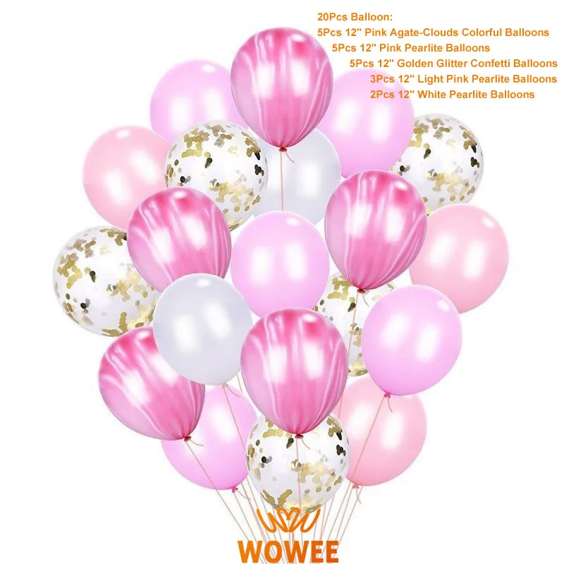Gold Confetti Balloon Wedding Birthday Balloons Party Decoration