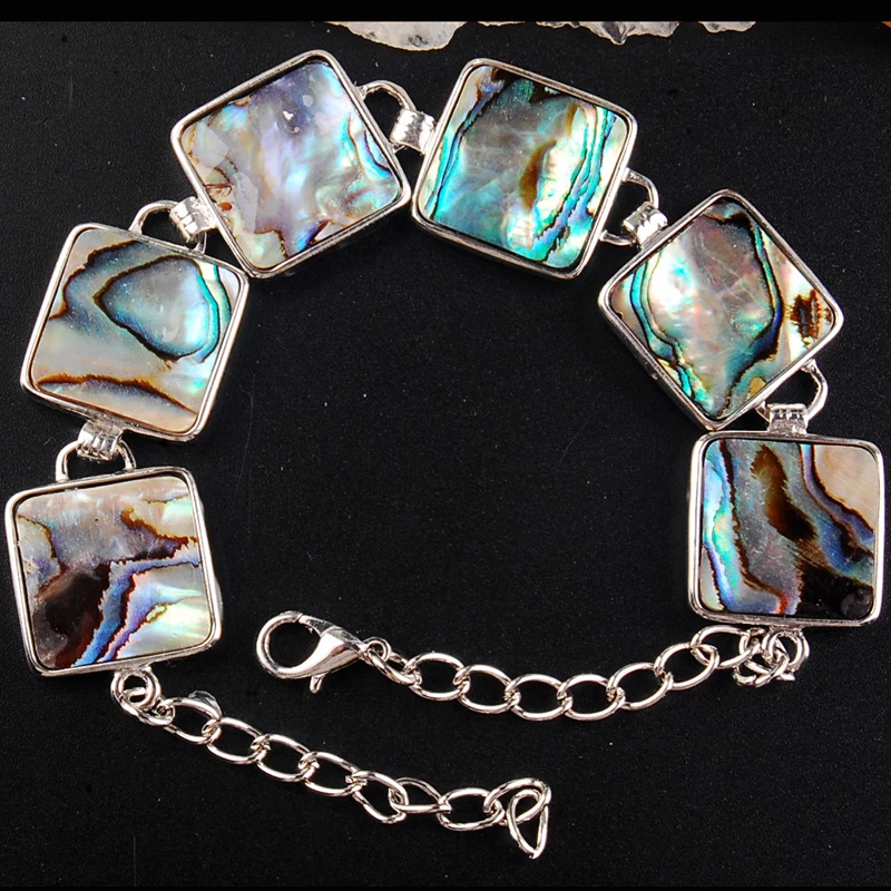 Free Shipping Beautful Jewelry New Zealand Blue Paua Abalone Shell