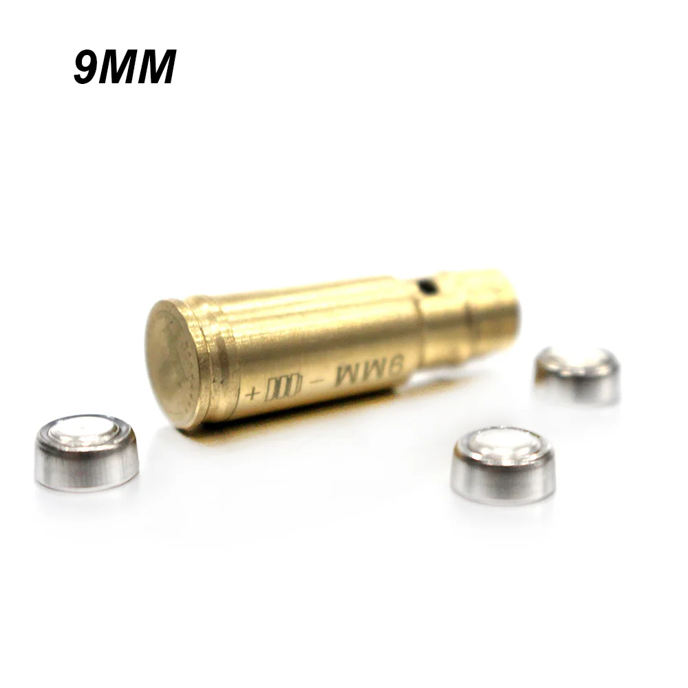 Лазерная латунная красная точка LUGER Boresight 7 62x39 62x54 9 мм CAL.38 223REM 308 картридж для