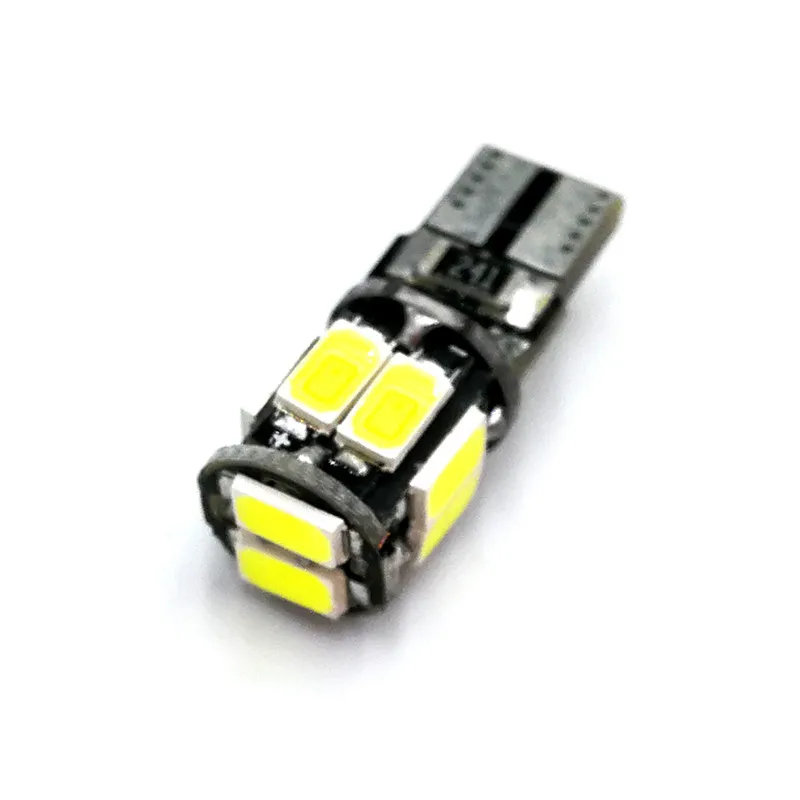 Лейтес 500 шт. авто светодиодный T10 194 W5W Canbus 10smd 5630 5730 СВЕТОДИОДНЫЙ Светильник лампы светодиодный smd t10 CAN-BUS