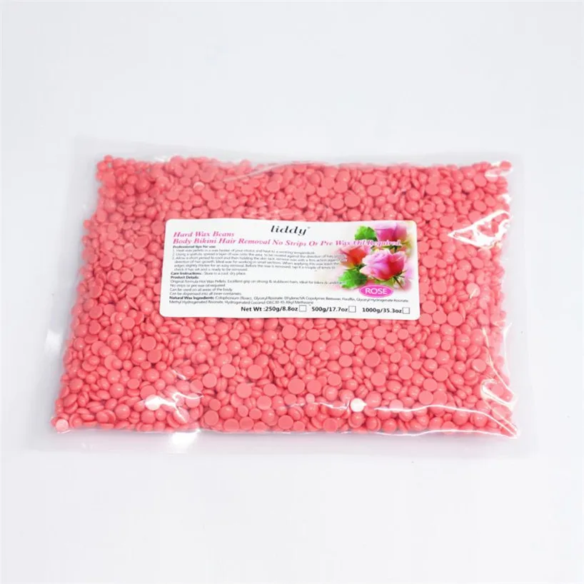 

2017 New dropshipping No Strip Depilatory Hot Film Hard Wax Pellet Waxing Bikini Hair Removal Bean Depilatory hot July13