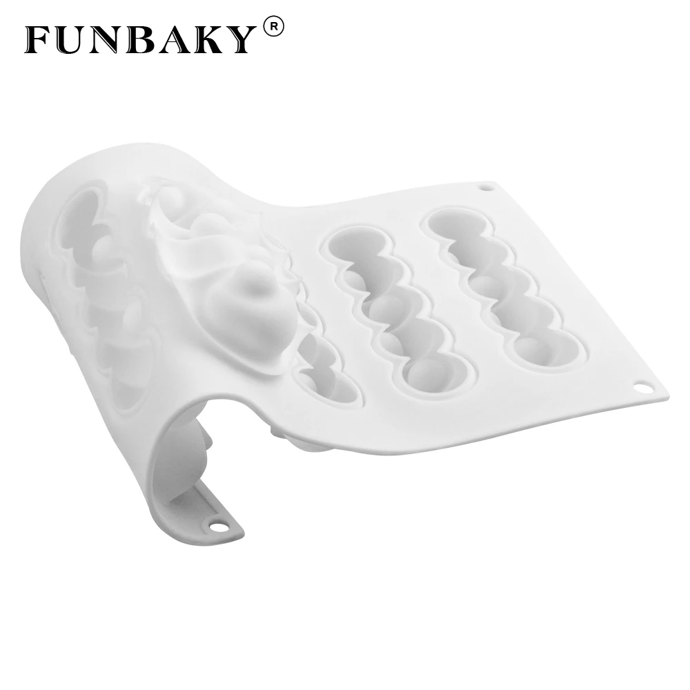 FUNBAKY инструменты для украшения торта круглой формы с шариками 3D декоративные