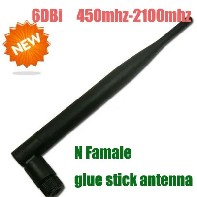 

10pcs/lot 450mhz-2100mhz Retail 6DB ANTENNA Copper SMA Male or Female for mobile phones signal repeatersglue stick antenna