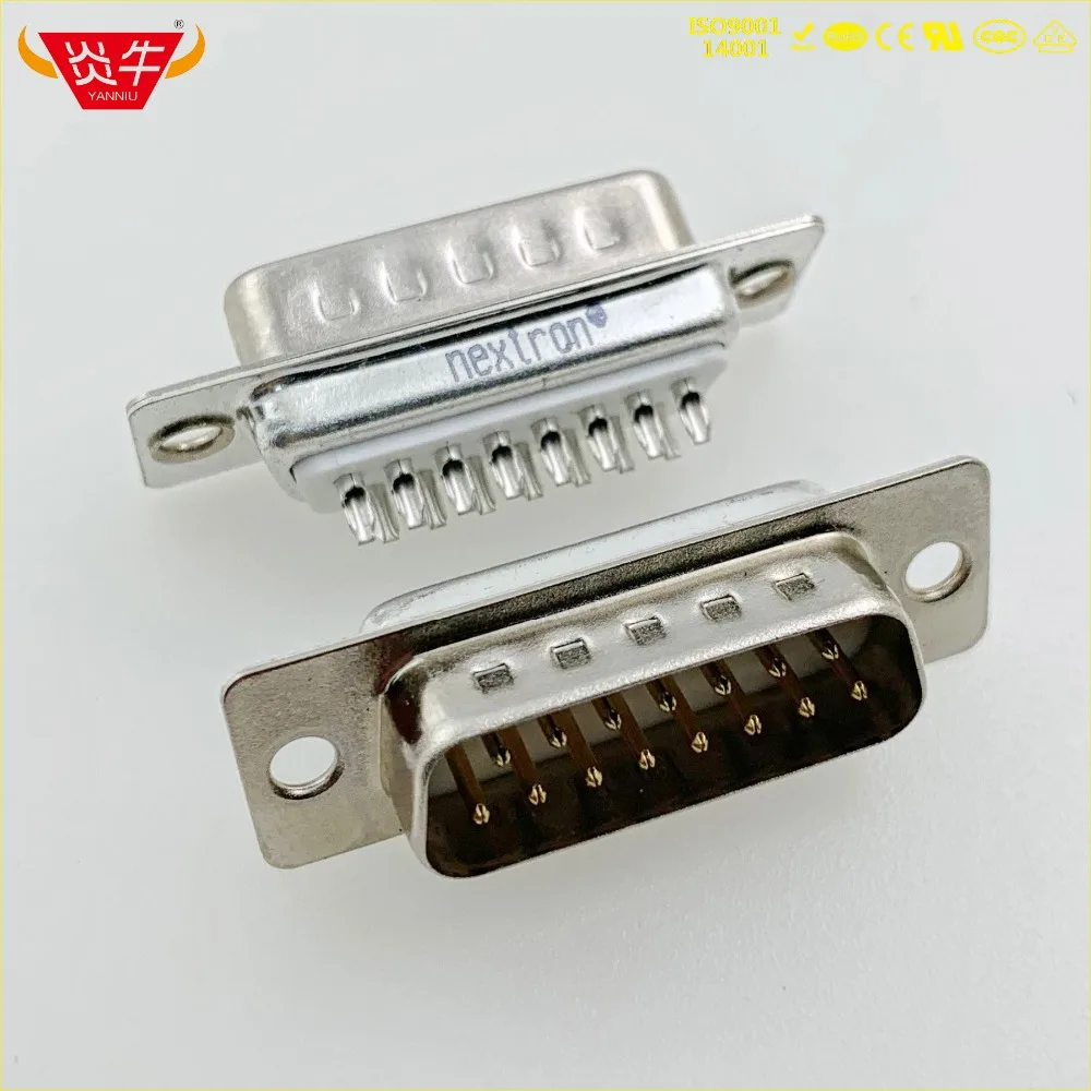DB15 DB 15P MALE RS232 с разъемом 15pin коннектор для печатной платы разъем серии D SUB
