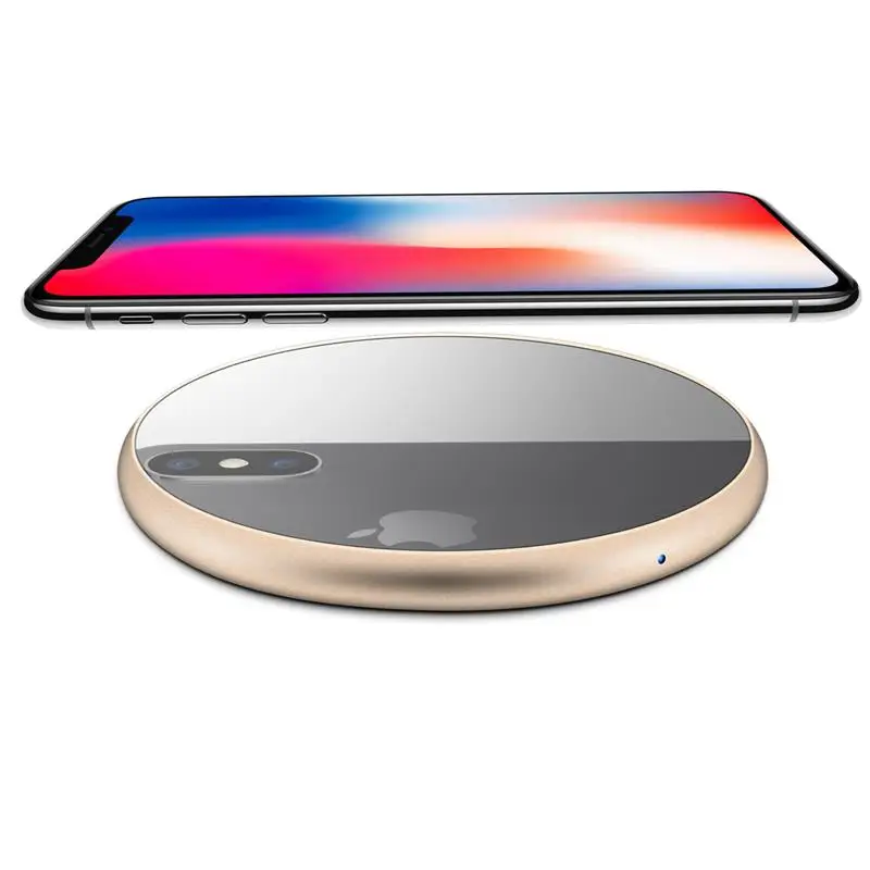 XSKEMP Mirror Qi Wireless Charger For Samsung font b Galaxy b font font b S8 b