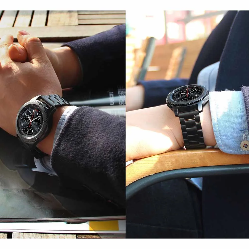 Ремешок стальной для наручных часов мужчин и женщин браслет смарт Samsung Galaxy Watch 3 41
