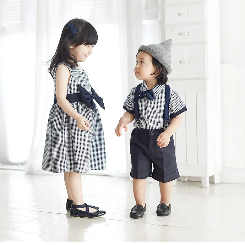 Платья для дочери и сына одежда папы дочки Одинаковая детская мужская летняя