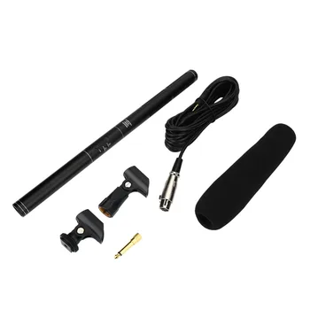 

VBESTLIFE Professional Interview Microphone Uni-directional Condenser for DSLR Camera DV Camcorders
