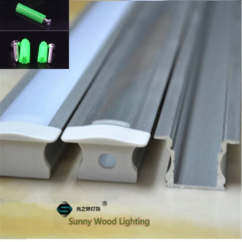 10 светодио дный шт./лот встроенный СВЕТОДИОДНЫЙ алюминиевый профиль, подземсветодио дный ный светодиодный канал, встроенный бар свет корпус для мм 12 мм печатной светодио дный платы светодиодный бар свет