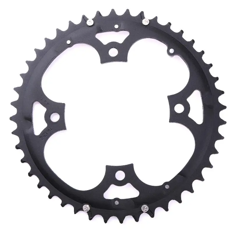 

44T 7/8/9 Speed MTB Bicycle Bike Chain Crankset Tooth Plate Steel Cycling Crank Crankset Chain Wheel Tooth Slice Repair Part