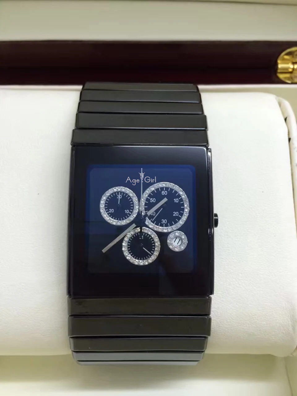 

Mens Top Brand Luxury Ceramic Quartz Watch Women Square XL Dress Wristwatches Lovers HIGH-TECH Watch Ceramica High Quality AAA