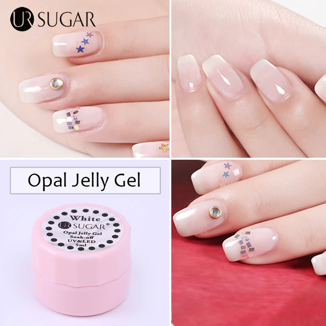 Ur Sugar Uv Gel Polish Semi Transpa Opal Jelly Candy Series Ur Sugar Uv Gel Polish Semi Transpa Opal Jelly Candy Series Soak Off Black