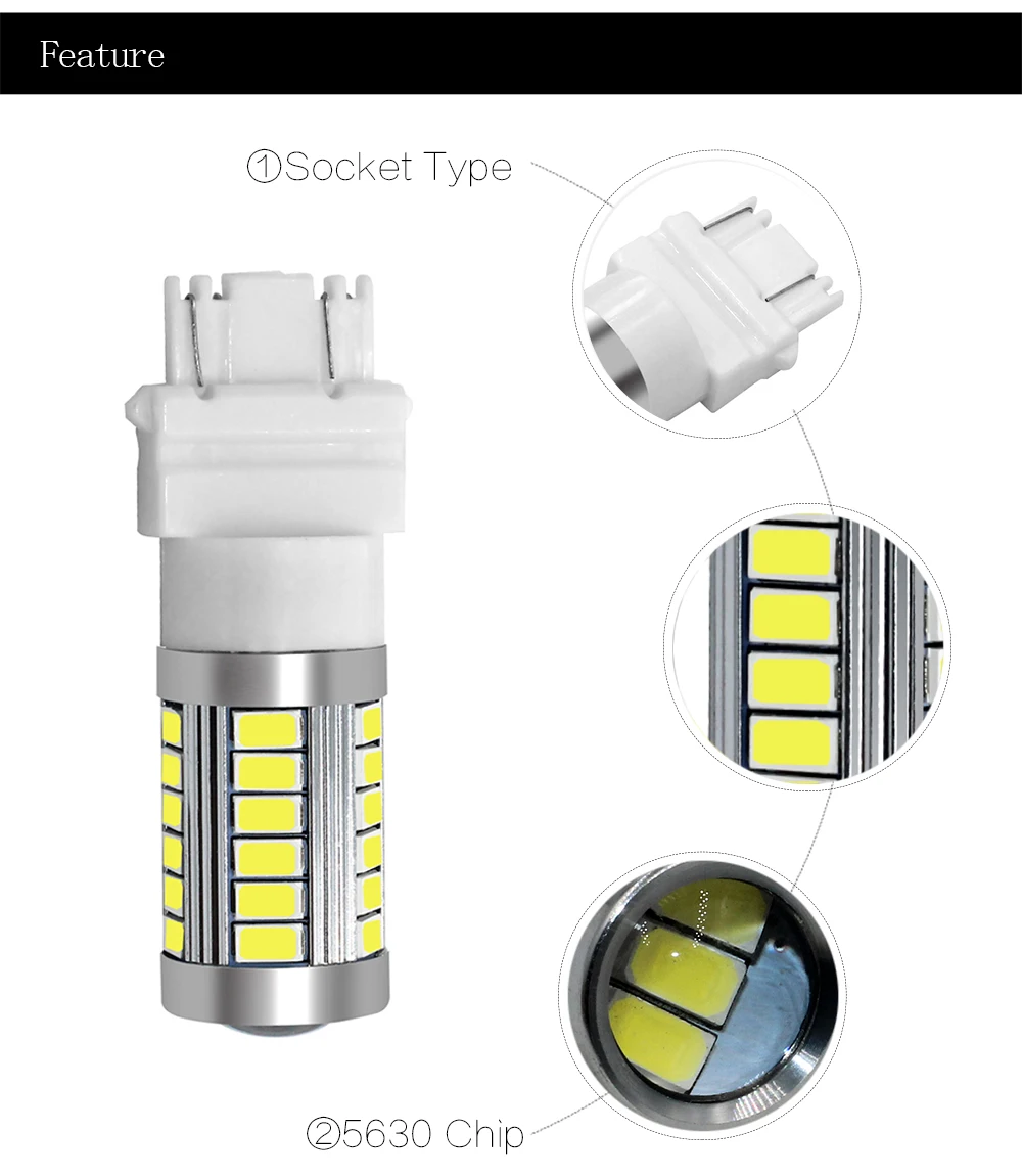 1 шт. T25 3156 3157 P27/7 W 33 SMD 5630 5730 СВЕТОДИОДНЫЙ Автомобильный тормозной светильник s мотор дневной ходовой светильник сигнал поворота белый/красный/желтый/янтарный