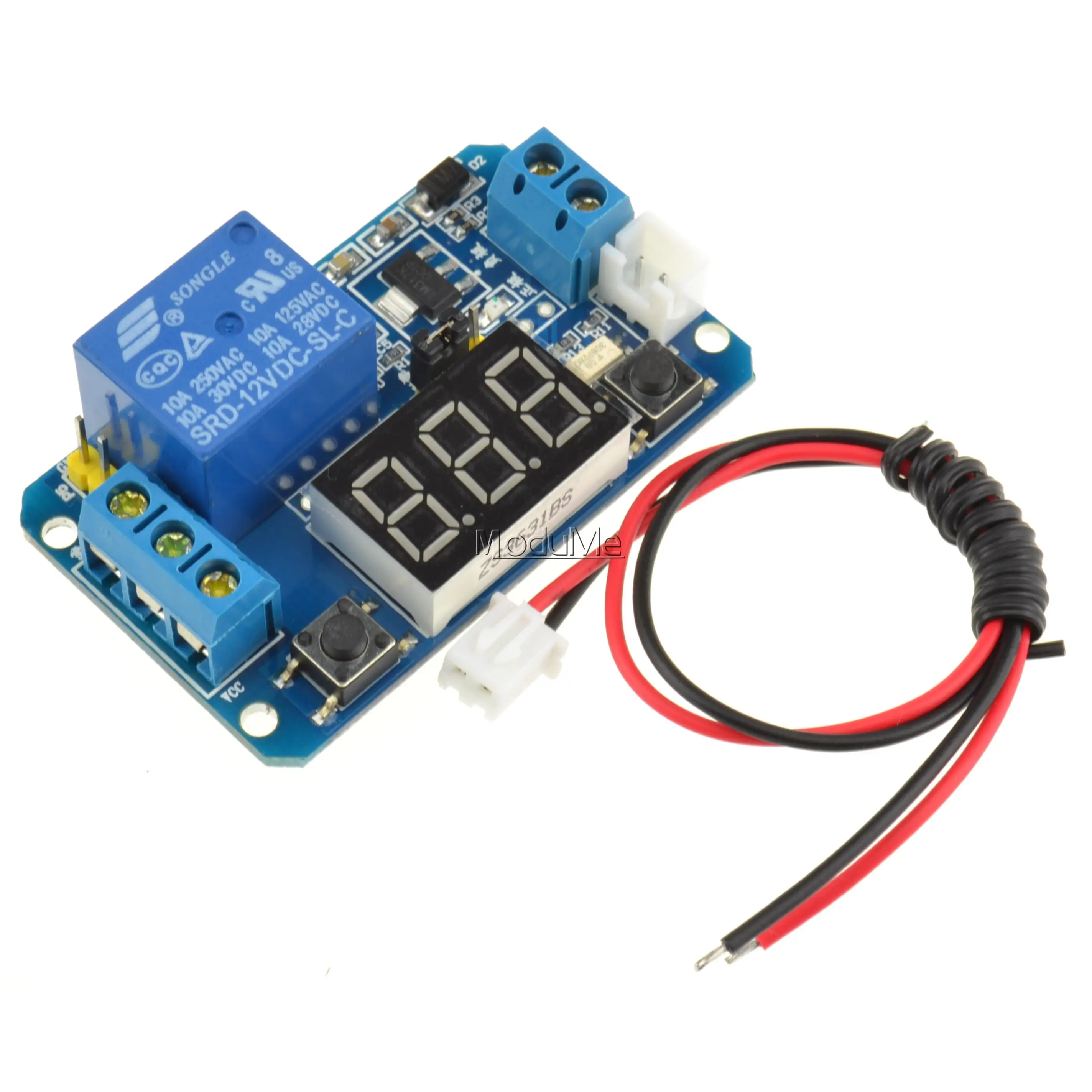 

12V LED Digital Display Trigger Time Delay relay Module 0 - 999s 0 - 999minutes