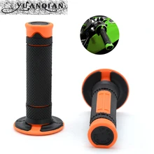 Универсальная резиновая рукоятки для мотоциклов 7/" 22 мм, рукоятка гоночного руля для KTM Honda kawasaki Yamaha Suzuki Ducati Hyosung BMW