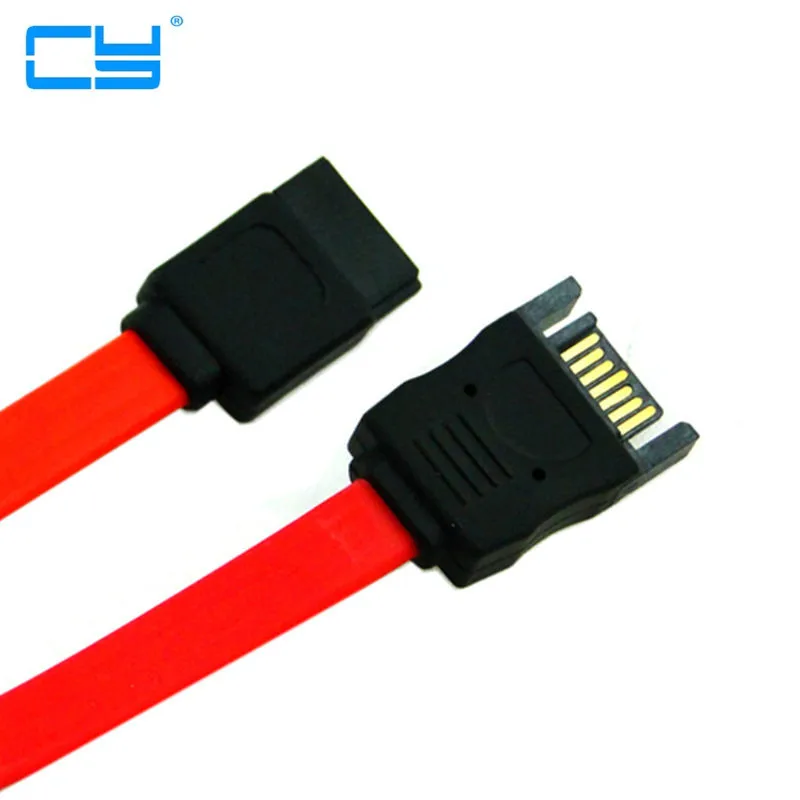 

50 см SATA 2 7pin папа-мама M/F SATA II жесткий диск Удлинительный кабель для передачи данных красный