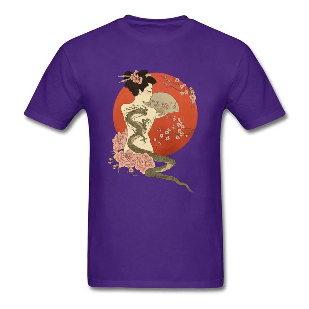 A dragons Tale Funny T-shirts for Men All Cotton Autumn T Shirt Fitness Tight Tops T Shirt Short Sleeve Funky Round Neck A dragons Tale purple