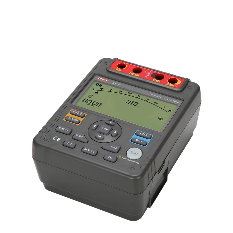  UNI-T UT511 1000V 10Gohm Digital Insulation Resistance Testers UT511 Voltmeter Auto Range Megger