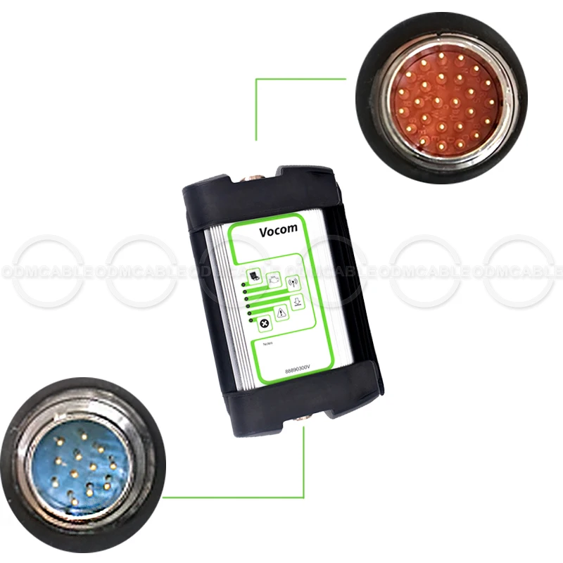 Сканер экскаватора для Volvo vocom 88890300V USB OBD II контактный диагностический кабель