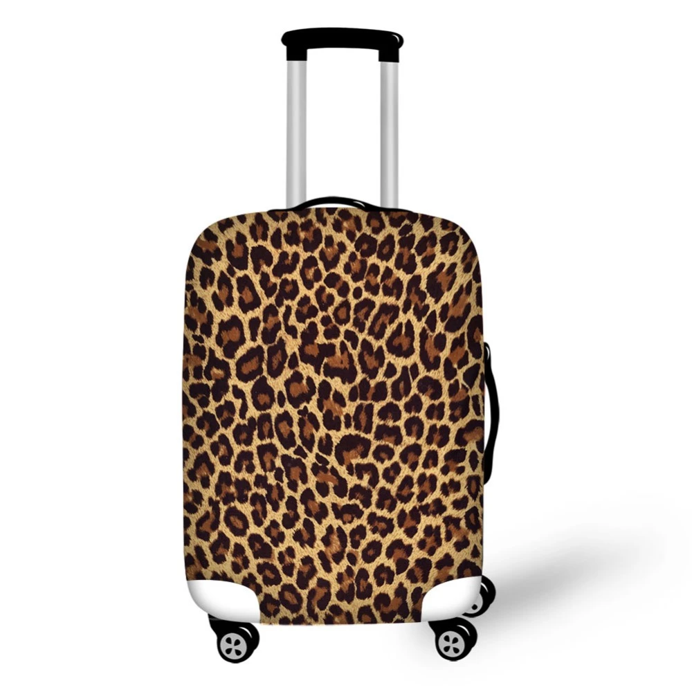 leopard luggage