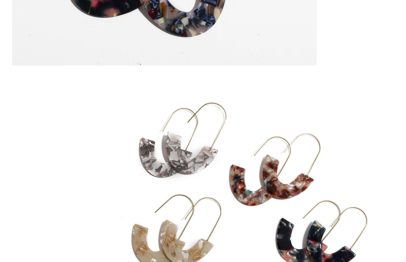 AYAYOO Big Dop Earrings For Women Fashion Jewelry 2018 Summer Statement Earrings Boho Acrylic Ethnic Bohemian Earring (2)