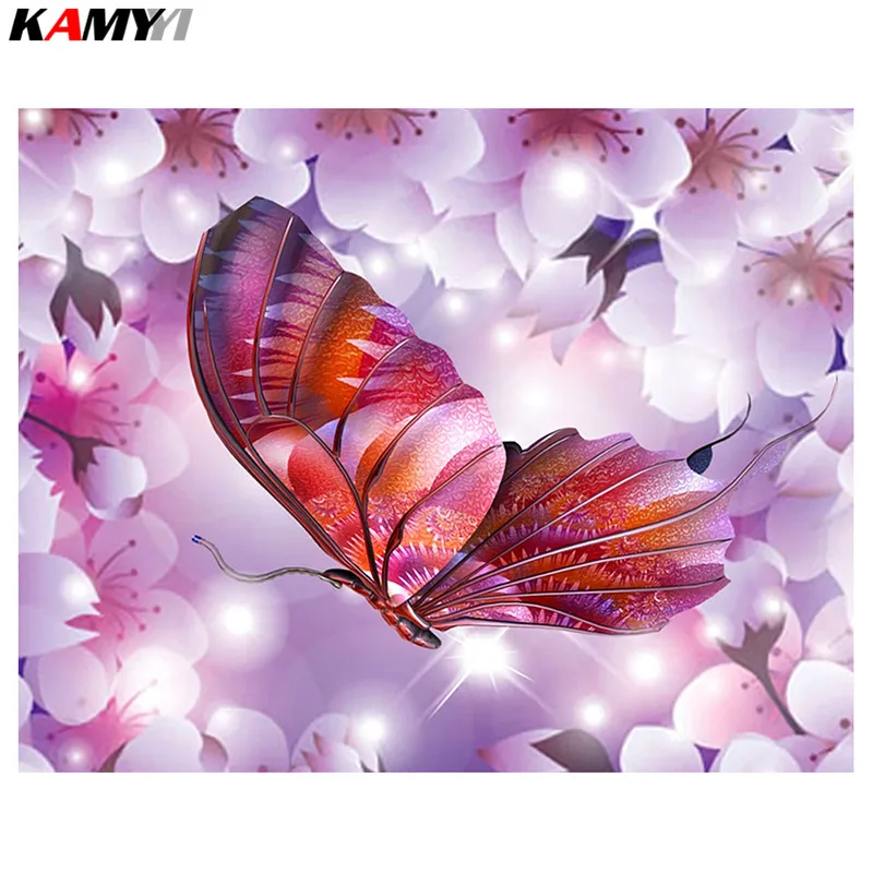

DIY Diamond Embroidery Animals Butterfly Rhinestones Diamond Painting Full Square 5D Diamond Mosaic Animals Hobby Home Decor XY1