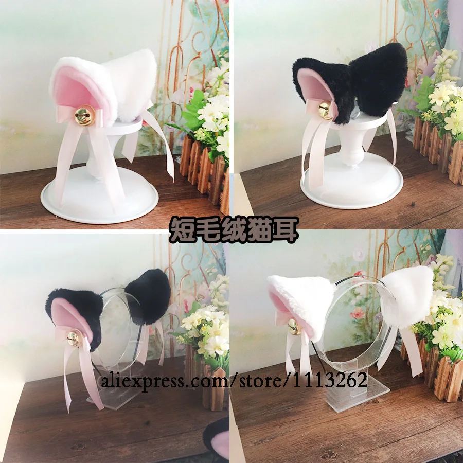 

HOT Anime cat ear clip Costume party COS Halloween Cute Fancy Cosplay Party Cat Ear Hair Clip Hairpin Pair