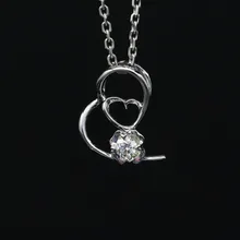 LASAMERO Halo 0.08CT 18k Gold Round Cut Square Center Pave Set Natural Diamond Pendant Necklace Chain Women Fine Jewelry
