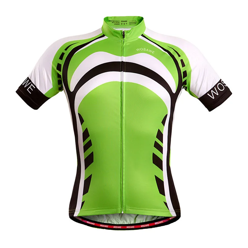 WOSAWE Велоспорт Джерси велосипед одежда для велопрогулок, дышащая быстросохнущая Мужская велосипедная Джерси MTB горные велосипеды футболка с рисунком "Верховая езда" - Цвет: BC263