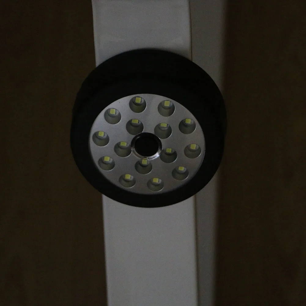 Многофункциональный портативный 3 режима 15 светодиодный магнитный складной крючок рабочий светильник для кемпинга флэш-светильник Lanterna карманная лампа с батареей АА