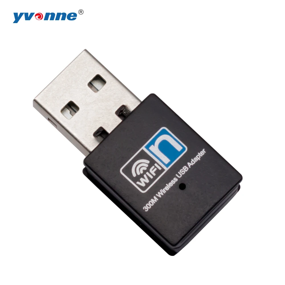 USB 2,0 WiFi Беспроводной сетевой карты 300 Мбит/с 802,11 b/g/n Сетевой адаптер с Вращающийся Антенна 2,4 г