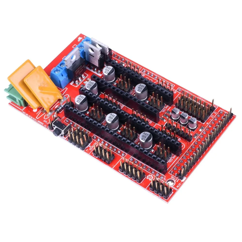 МЕГА 2560 R3 REV3 плата + RAMPS 1 4 контроллер 12864 ЖК дисплей 5 шт. DRV8825 шаговый двигатель для
