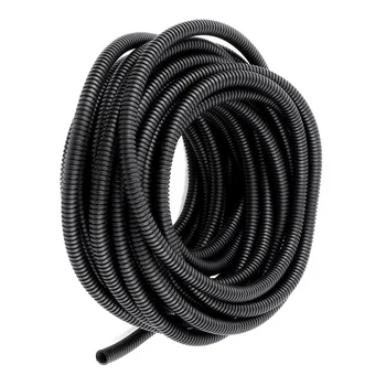 

WSFS Hot 1/2inch Dia Flexible Corrugated Conduit Tube Pipe Hose Tubing 14M 46Ft