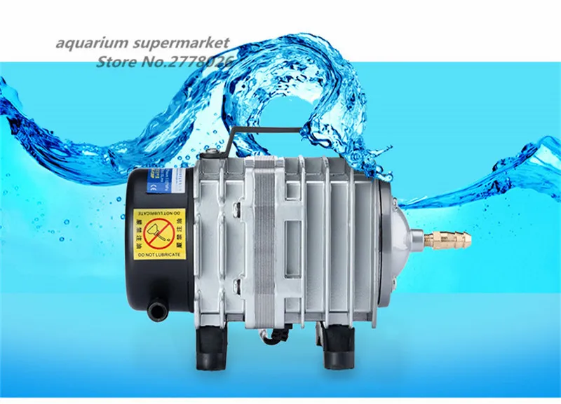 

HONGYI 1 piece 18W RESUN ACO-001 mini electromagnetic air compressor for aquarium fish tank oxygen air pump