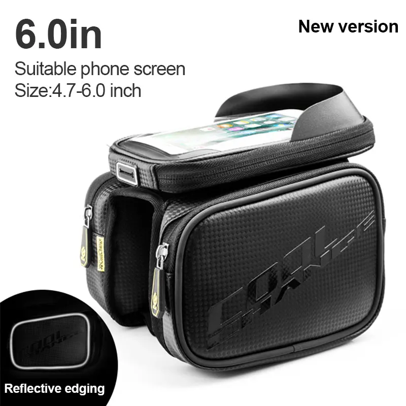 Sale CoolChange Bicycle Bag Waterproof Ciclismo Bike Bags Phone Touch Screen Bike Front Frame Tube Pannier Bag Bicycle Accessories 1 Sale CoolChange Bicycle Bag Waterproof Ciclismo Bike Bags Phone Touch Screen Bike Front Frame Tube Pannier Bag Bicycle Accessories 1