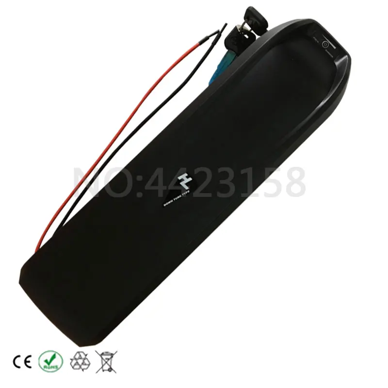 Flash Deal US EU No Tax 48V hailong electric Bike Down Tube Battery 48V 10Ah for 48V 750W 500W Bafang Motor 3