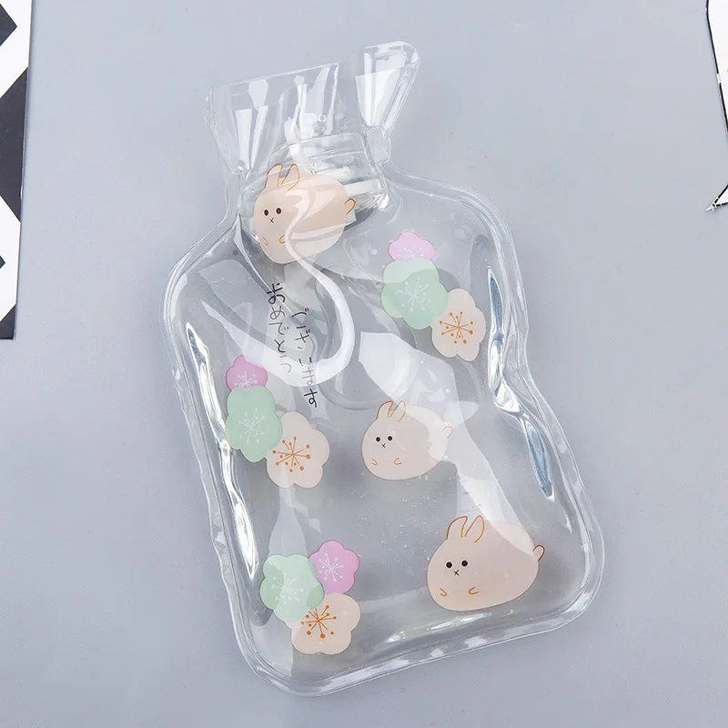 C FOURETAW 1 шт. креативные персонажи из мультфильмов Kawaii животные полярный медведь кошка рыба акула рука ноги потепление воды-наполнение горячей воды мешок бутылки - Цвет: C