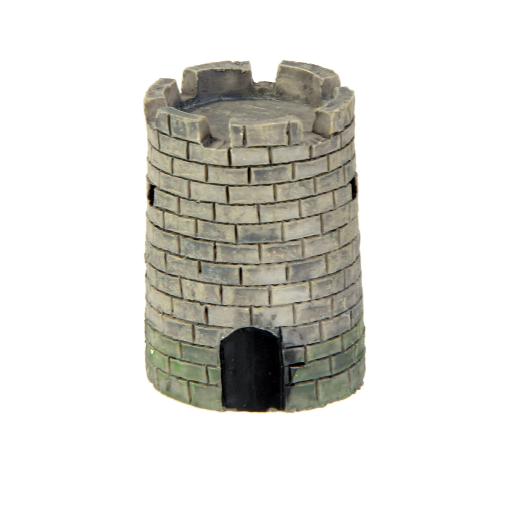 

Mini Round Castle Dollhouse Landscape Bonsai Craft DIY Home Garden Decor