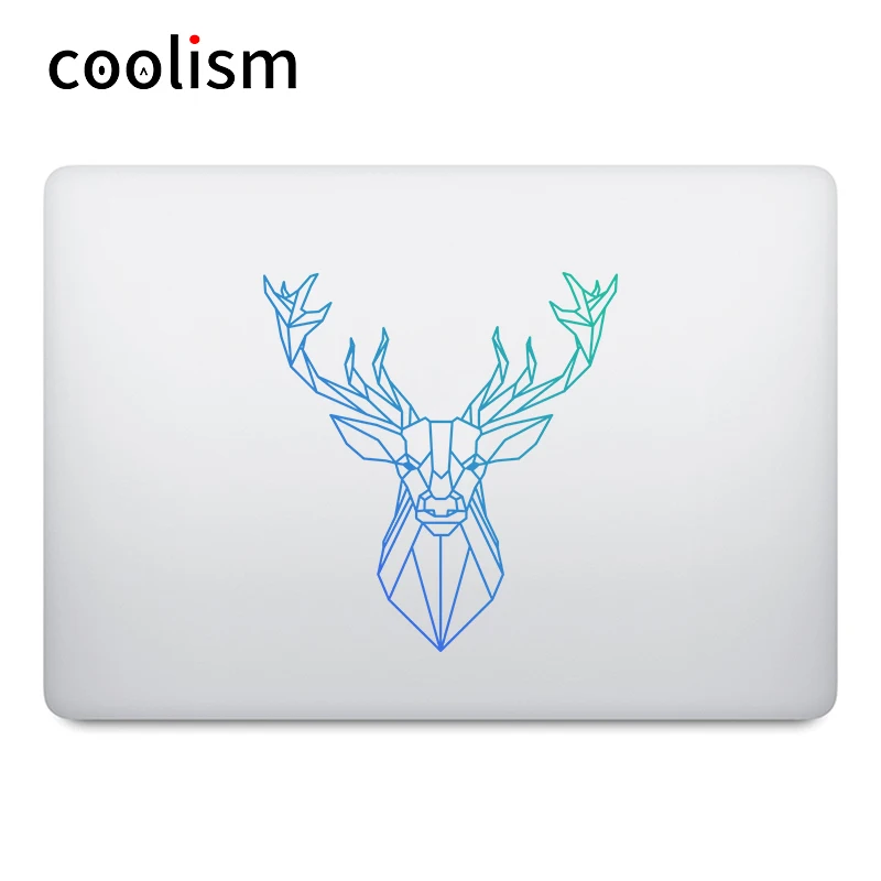 

Geometric Deer Colorful Sticker for MacBook Decal Air Pro Retina Touch Bar 11 12 13 15 inch Mac Skin Surface Book Laptop Sticker